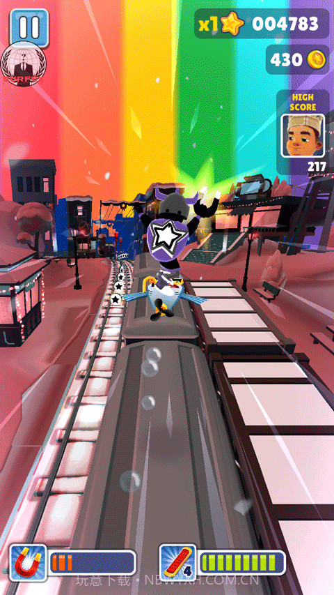 地铁跑酷外网大蛇版本截图3 地铁跑酷外网大蛇版本截图3