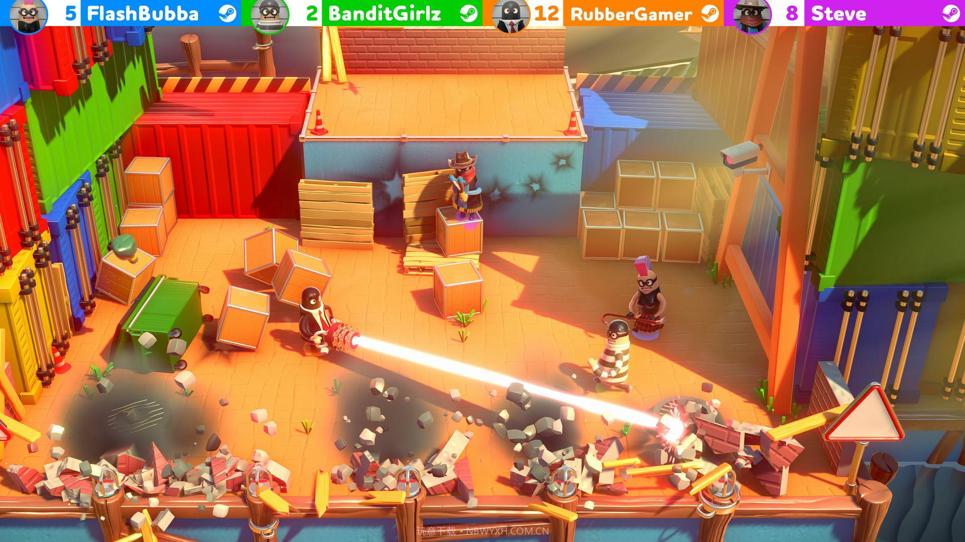 橡胶强盗RubberBandits手机版截图1 橡胶强盗RubberBandits手机版截图1