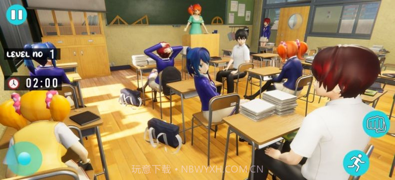 动漫女孩学校生活模拟手机版截图2 动漫女孩学校生活模拟手机版截图2