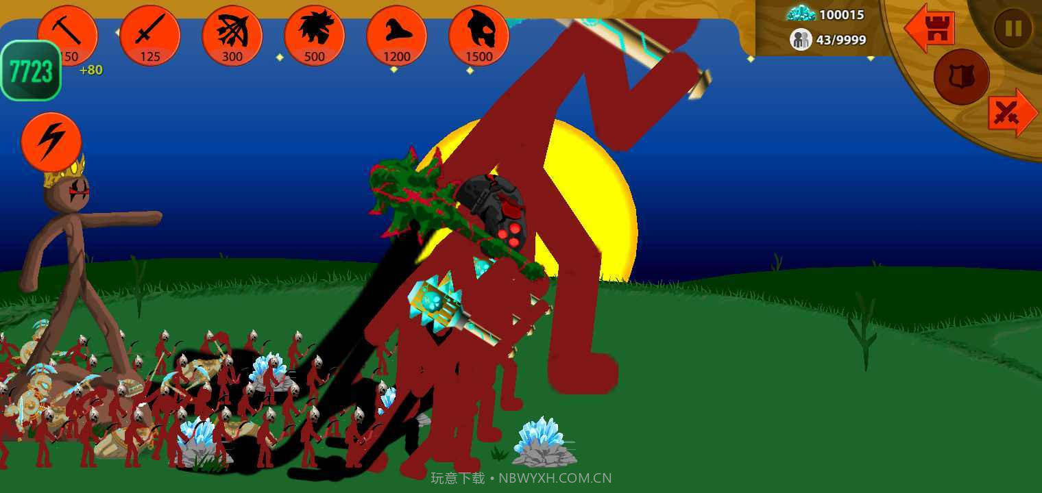 火柴人战争遗产魔改版黄金狮鹫大帝截图1