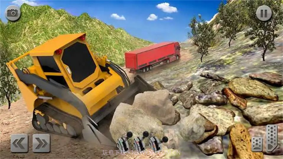 越野欧元卡车司机货运截图3