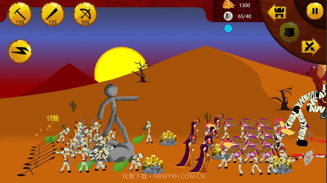 火柴人战争僵尸大战截图3 火柴人战争僵尸大战截图3