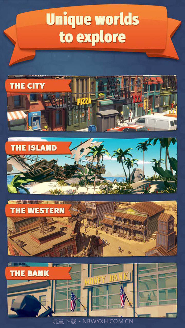 和箱子男一起攻克难关截图2