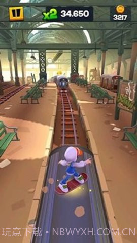 地铁跑酷哈尔滨版(Subway Surf)截图2 地铁跑酷哈尔滨版(Subway Surf)截图2
