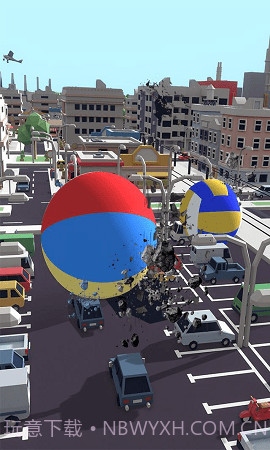 巨型篮球城市破坏截图3 巨型篮球城市破坏截图3