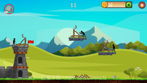 火柴人投石车2020截图1 火柴人投石车2020截图1