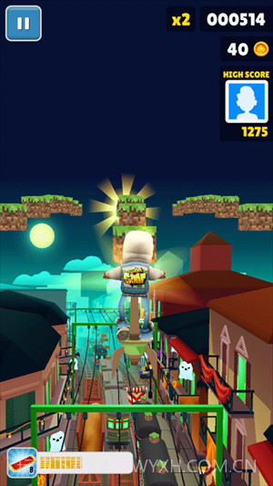 地铁跑酷草方块截图2 地铁跑酷草方块截图2