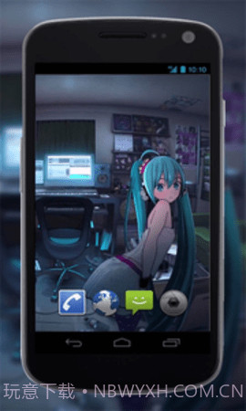 初音未来动态壁纸(Hatsune Miku Live Wallpaper)app截图3 初音未来动态壁纸(Hatsune Miku Live Wallpaper)app截图3
