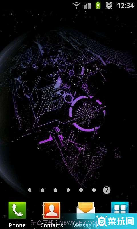 3D高清地球旋转动态壁纸截图7