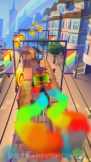 地铁跑酷186个角色全解锁版截图2 地铁跑酷186个角色全解锁版截图2