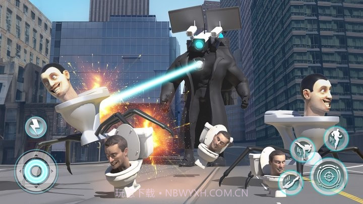 马桶人对战截图4