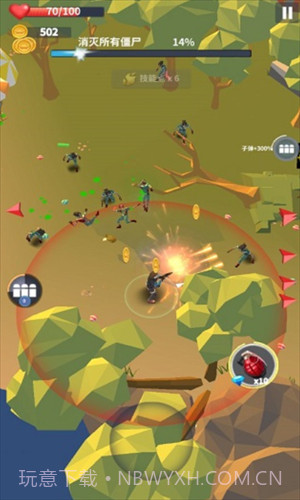 疯狂僵尸快速射击截图1