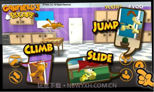 加菲猫大逃亡安卓截图3