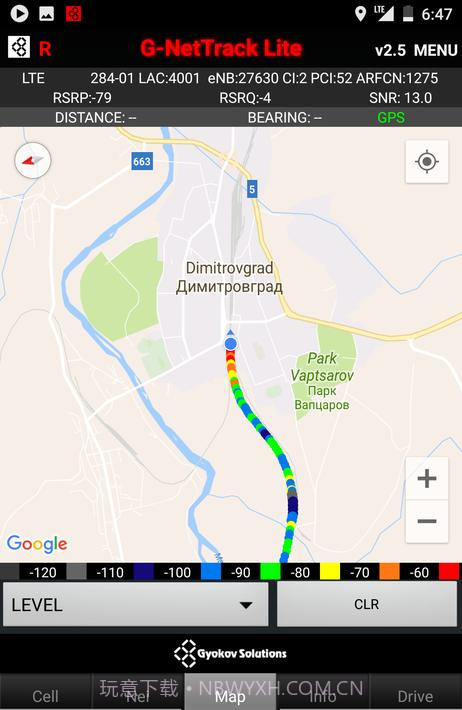 G-NetTrack Lite截图1