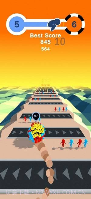 人群滚球Roll Human截图4