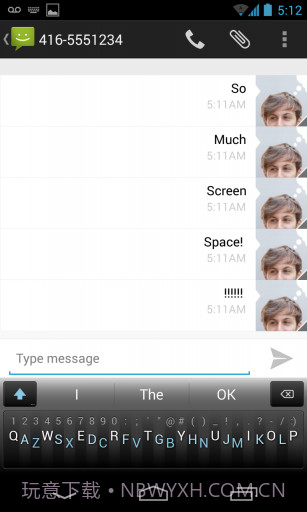 单行输入法 Minuum Keyboard截图1 单行输入法 Minuum Keyboard截图1