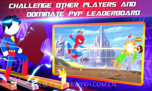 超级火柴人英雄战斗截图2