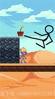 火柴人画线闯关游戏截图3