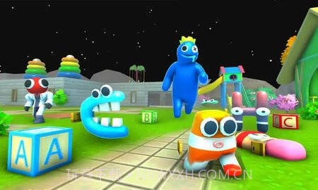 彩虹字母幸存者3D（Rainbow Alphabet Survivor）截图1