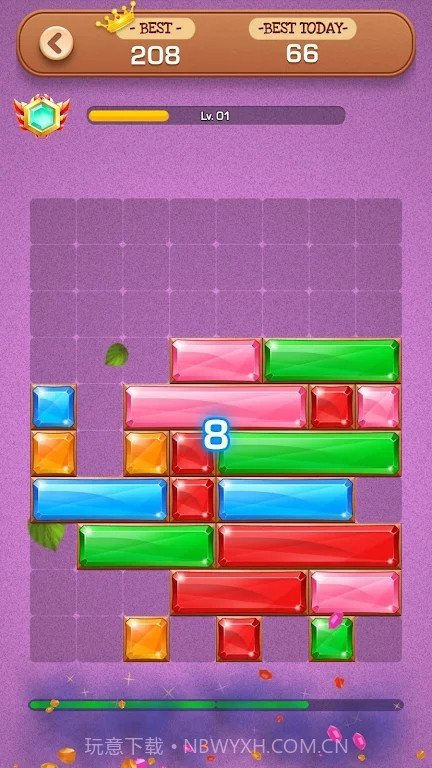 降落的三色方块截图2 降落的三色方块截图2