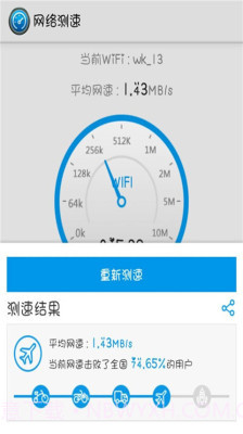 WiFi测速截图1 WiFi测速截图1
