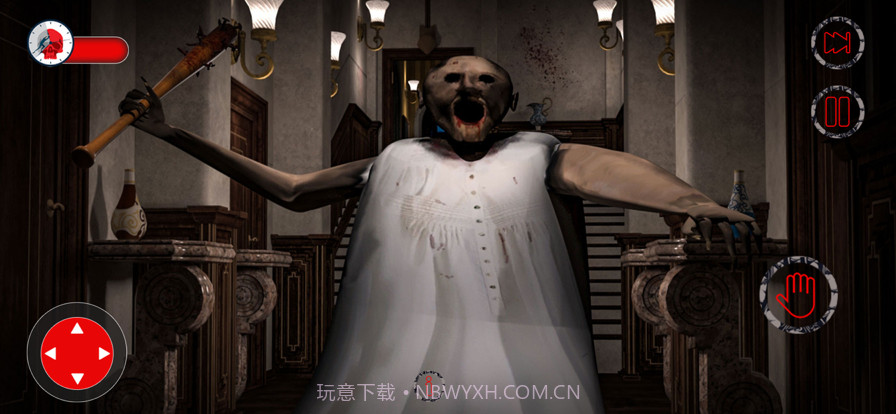 可怕的奶奶尼姑屋3D截图2