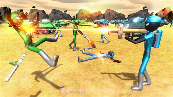 火柴人绝境战争截图1