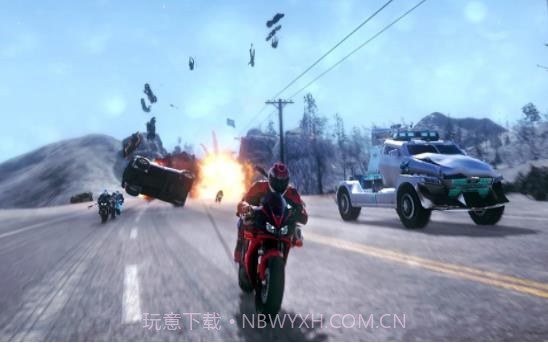 超级忍者摩托车截图2