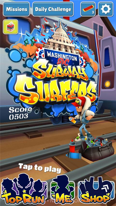 地铁跑酷华盛顿版截图3