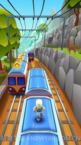 地铁跑酷中文版（Subway Surf）截图1
