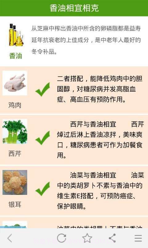 食物相宜相克截图4 食物相宜相克截图4