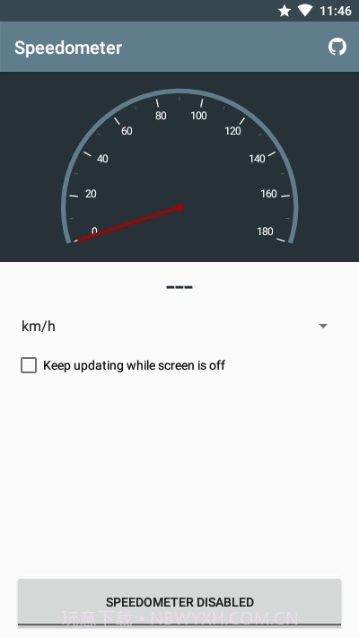 Speedometer(通知栏速度显示)截图1 Speedometer(通知栏速度显示)截图1