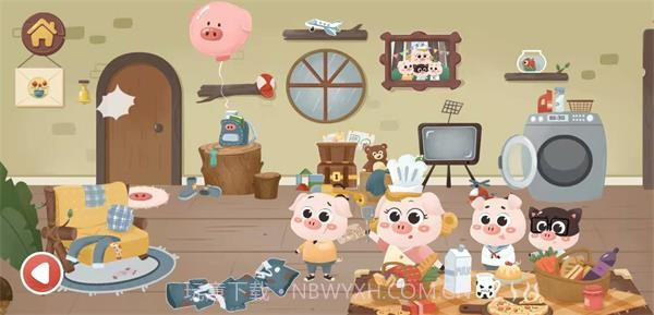 三只小猪之盖房大作战截图1