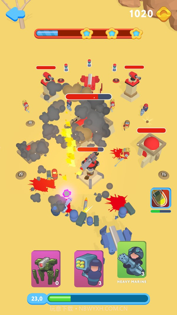 堡垒英雄战争截图3