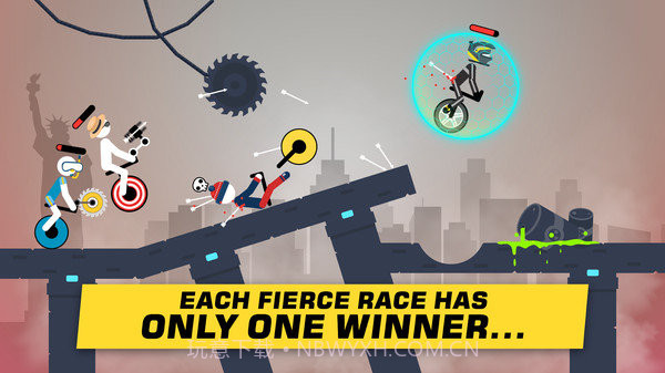 火柴人独轮车对决截图1 火柴人独轮车对决截图1