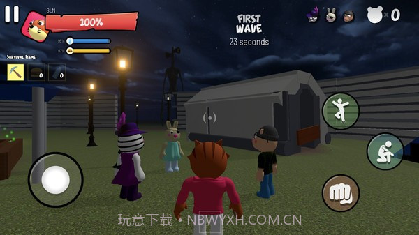 小猪大战警笛头截图2 小猪大战警笛头截图2