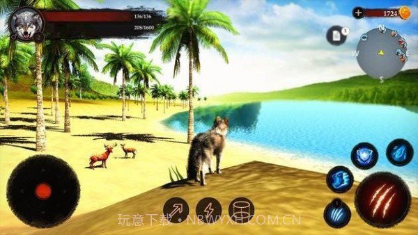 森林荒原狼模拟器截图4 森林荒原狼模拟器截图4