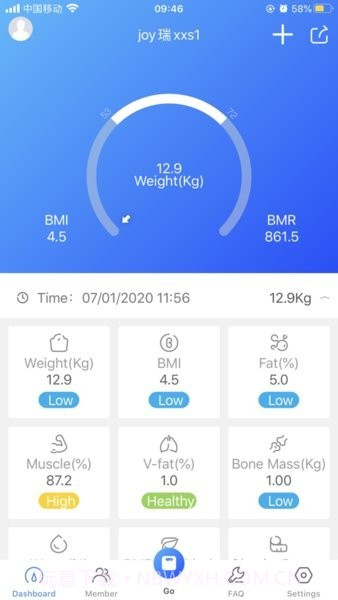 Leaone体脂秤截图1 Leaone体脂秤截图1