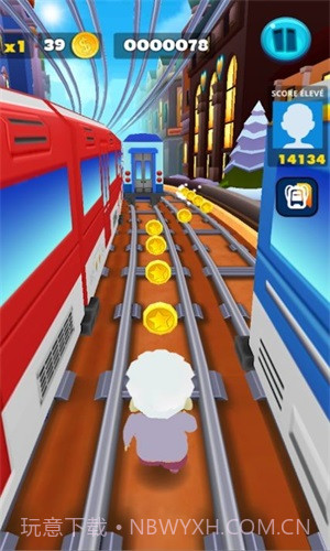 地铁跑酷蜡笔小新版截图2