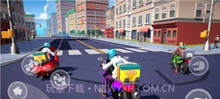 摩托城市疯狂送货中文版截图2