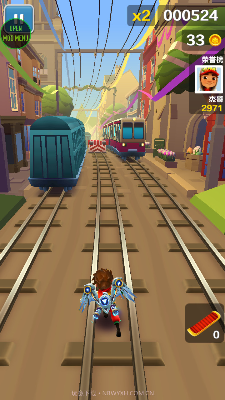 地铁跑酷叶烸原创牛津版截图1 地铁跑酷叶烸原创牛津版截图1