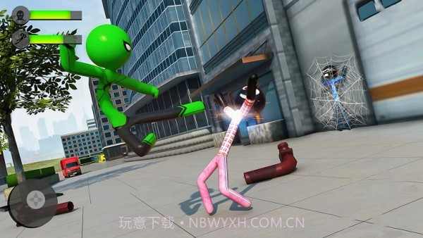 火柴蜘蛛绳索英雄3截图3