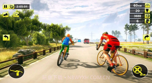 鲁莽的自行车骑手特技截图2