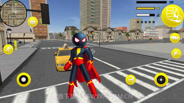 火柴人超能绳索英雄截图1