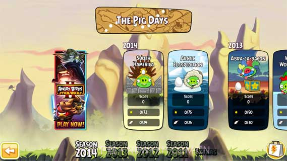 愤怒的小鸟季节版2016截图5 愤怒的小鸟季节版2016截图5