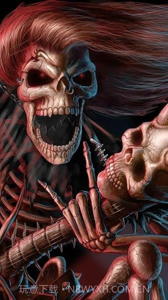 头骨动态壁纸截图3