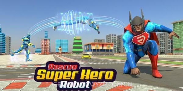 飞行超级英雄机器人救援截图5
