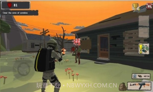 僵尸猎手疯狂射击截图2