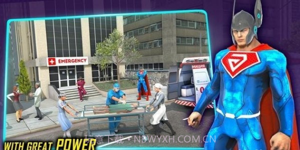 飞行超级英雄机器人救援截图1