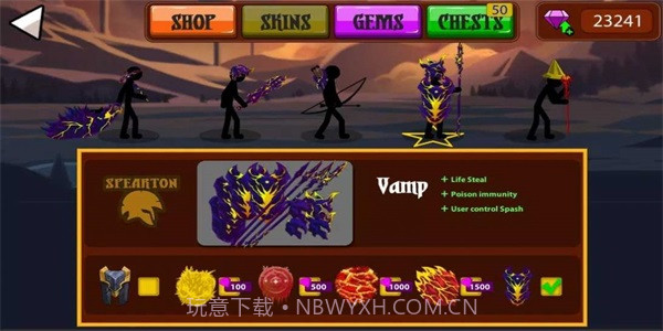 火柴人战争无限战斗截图2